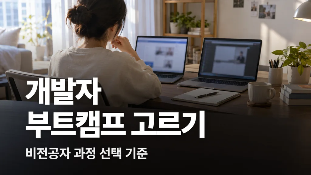 국비지원 개발자 부트캠프, 비전공자가 과정 고르는 기준과 순서
