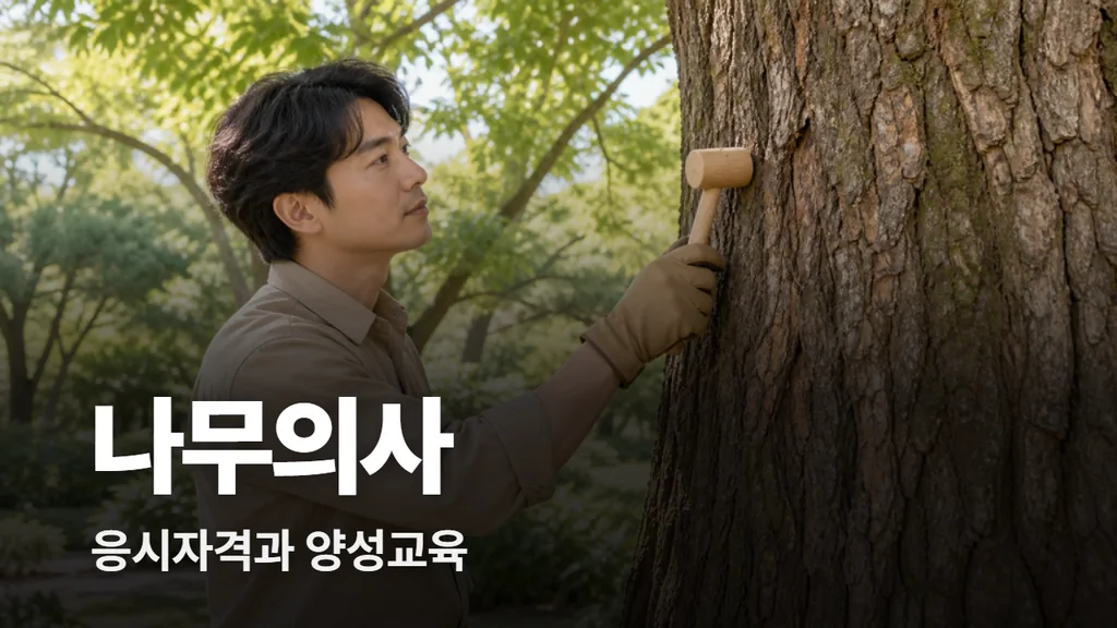나무의사 응시자격과 시험 과목, 양성교육