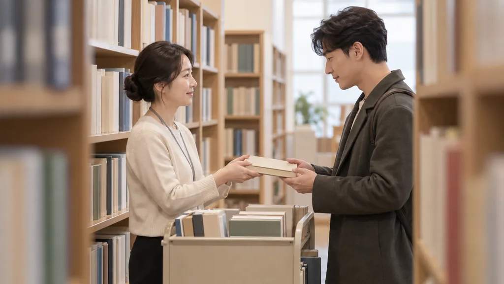서가 앞에서 이야기하는 두 사람