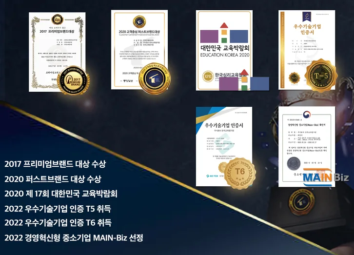 명상심리상담사 인증서·수상 내역